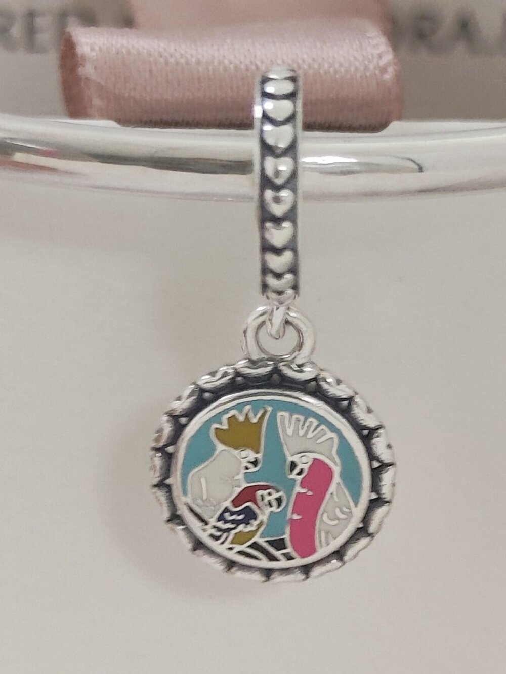 Pandora Birds of Australia Hanging Charm S925 Sliver Bracelete Dangle Pendant